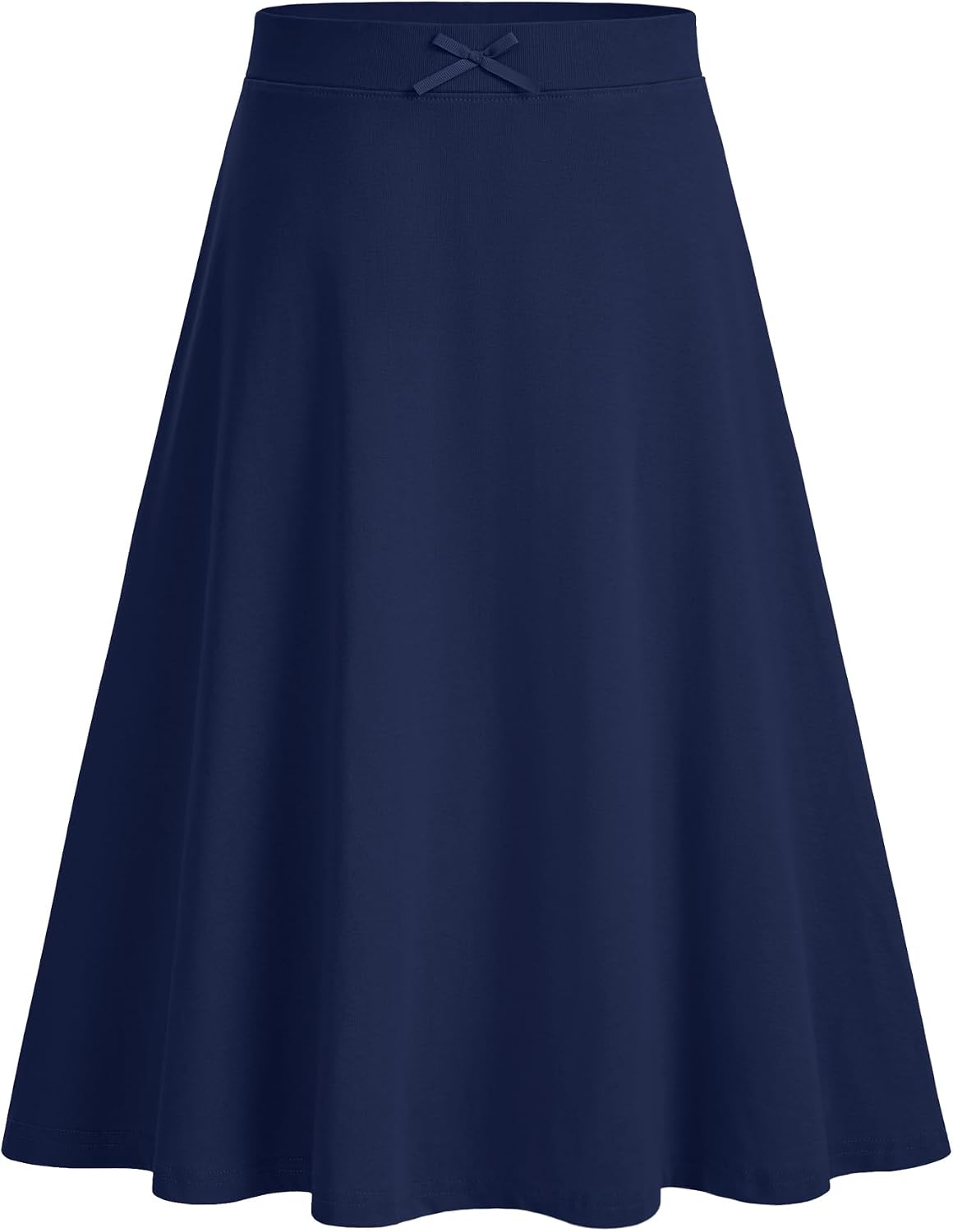 Girls Skirts Kids A-Line Long Skirts Solid Uniform Skirts for Teen Girls